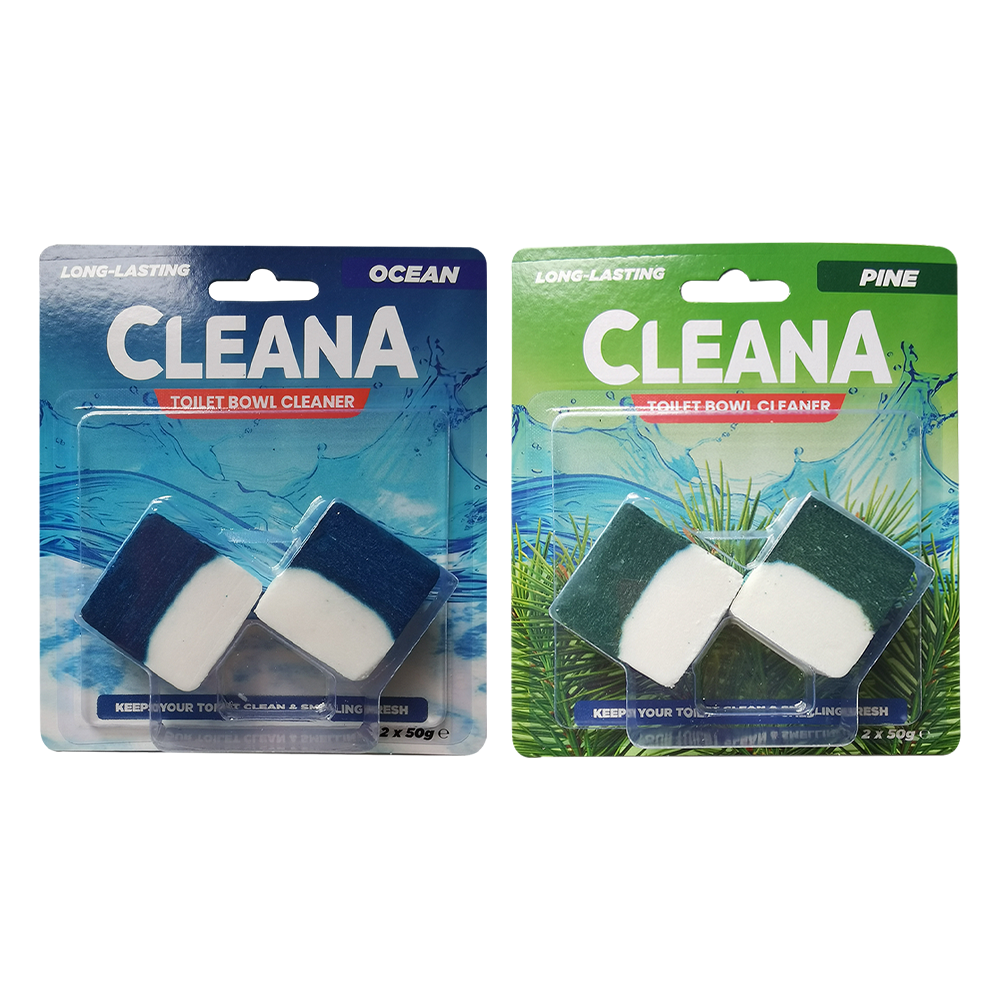 Cleana Toilet Block Cubes 2 Pack 50 g