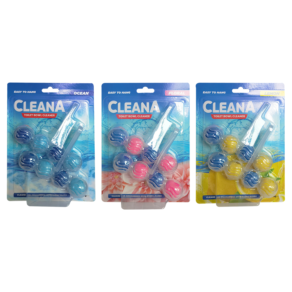 Cleana Toilet Block Cage 4 Ball 2 Pack