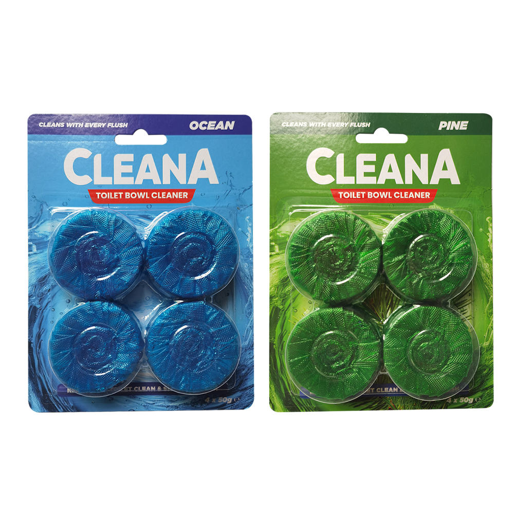 Cleana Toilet Blocks 4 Pack 50 g