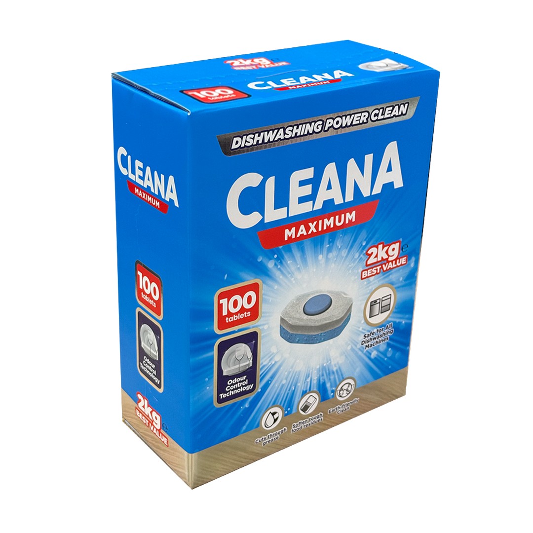 Cleana Dishwashing Tab 100 Pack product photo - Price Busters Variety