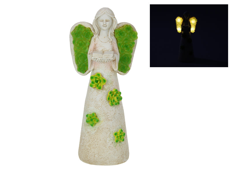 Standing Angel with Solar Flowers – 30cm