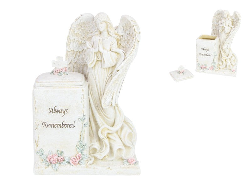 Memorial Angel with Urn – 26cm