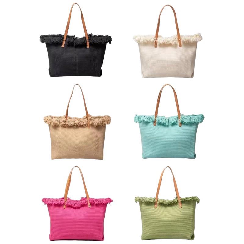Canvas Bag with Handle 6 Assorted – 52 × 35cm