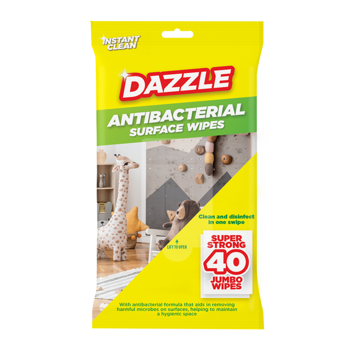 Wipes Antibacterial 40pk