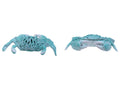 Crab with Aqua Coral Design – 27cm