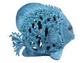Blue Fish with Coral Design – 27cm