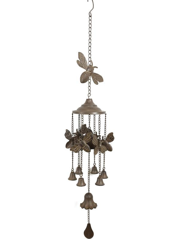 Cast Iron Bee Windchime – 85cm