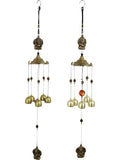 Ganesh with Gold Bell Wind Chime – 55cm
