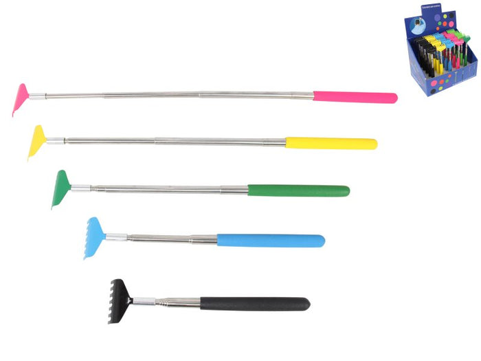 Extendable Back Scratcher 5 Assorted (25=Free Display) – 68cm