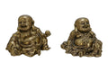 Bronze Happy Buddha 2 Assorted – 8cm