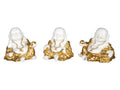 White And Gold Buddha – 4cm