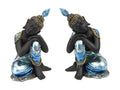 Rulai Resting Blue Buddha 2 Assorted – 18cm