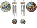 Butterfly Glass Motif Wind Chime 2 – 51cm