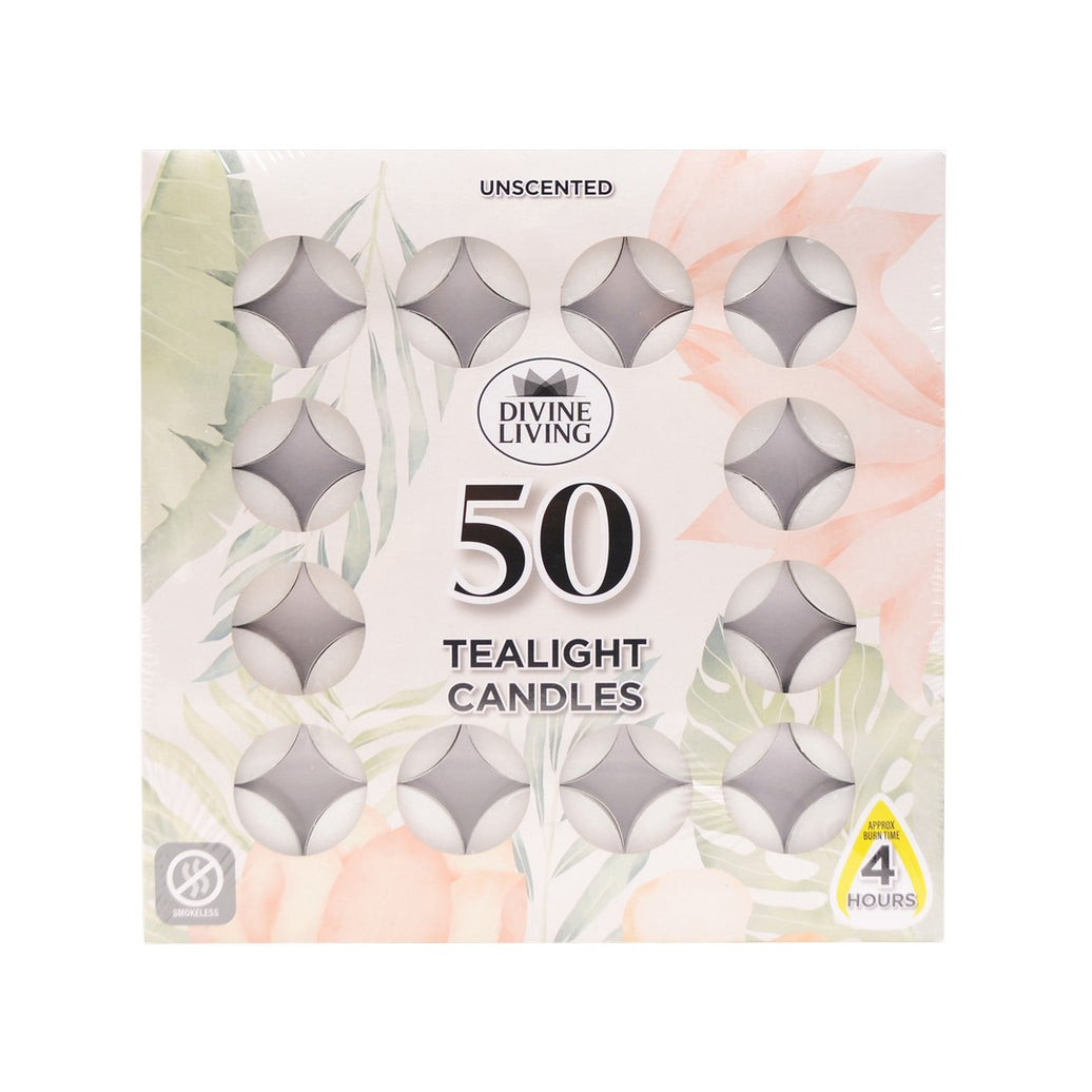 Tealights 4 Hour x Pack 50 product photo - Price Busters Variety