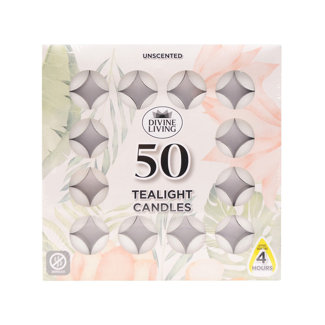Tealights 4 Hour x Pack 50 product photo - Price Busters Variety