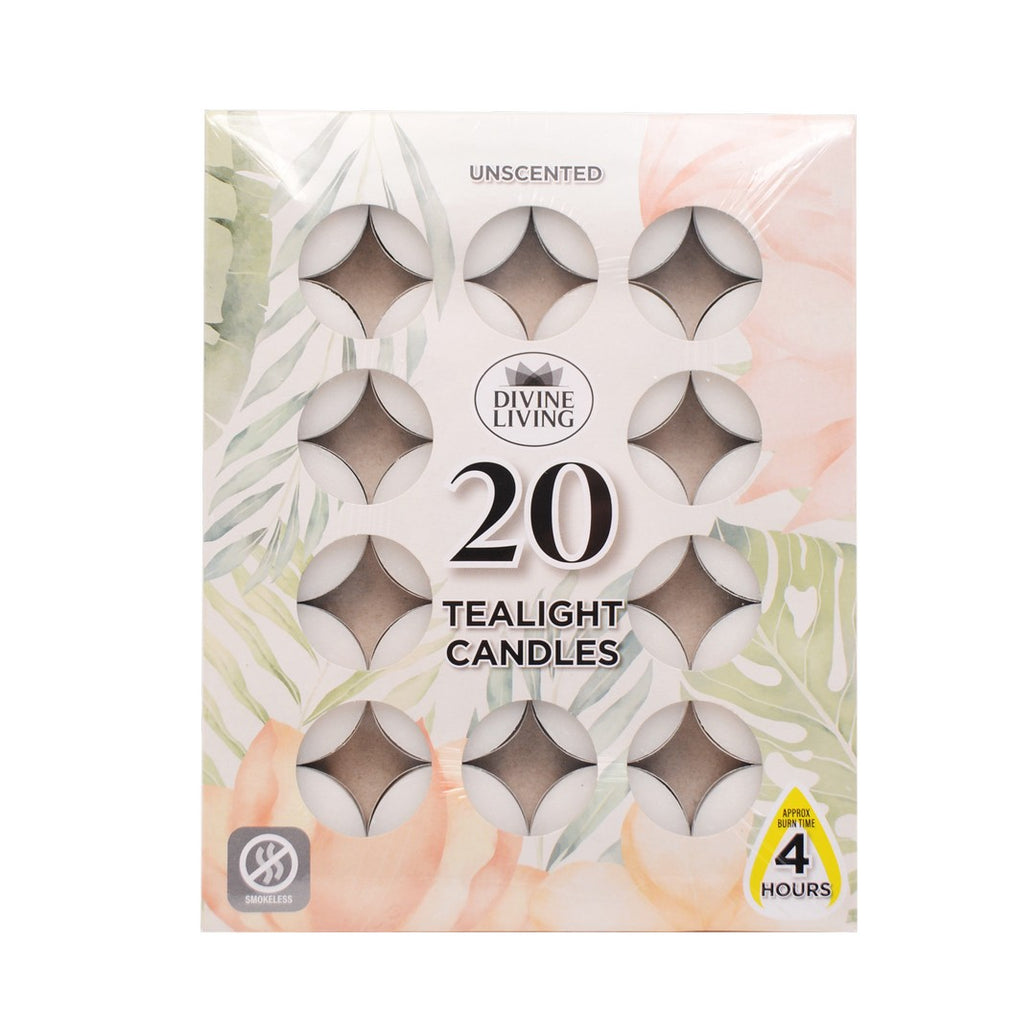 Tealights 4 Hour x Pack 20 product photo - Price Busters Variety
