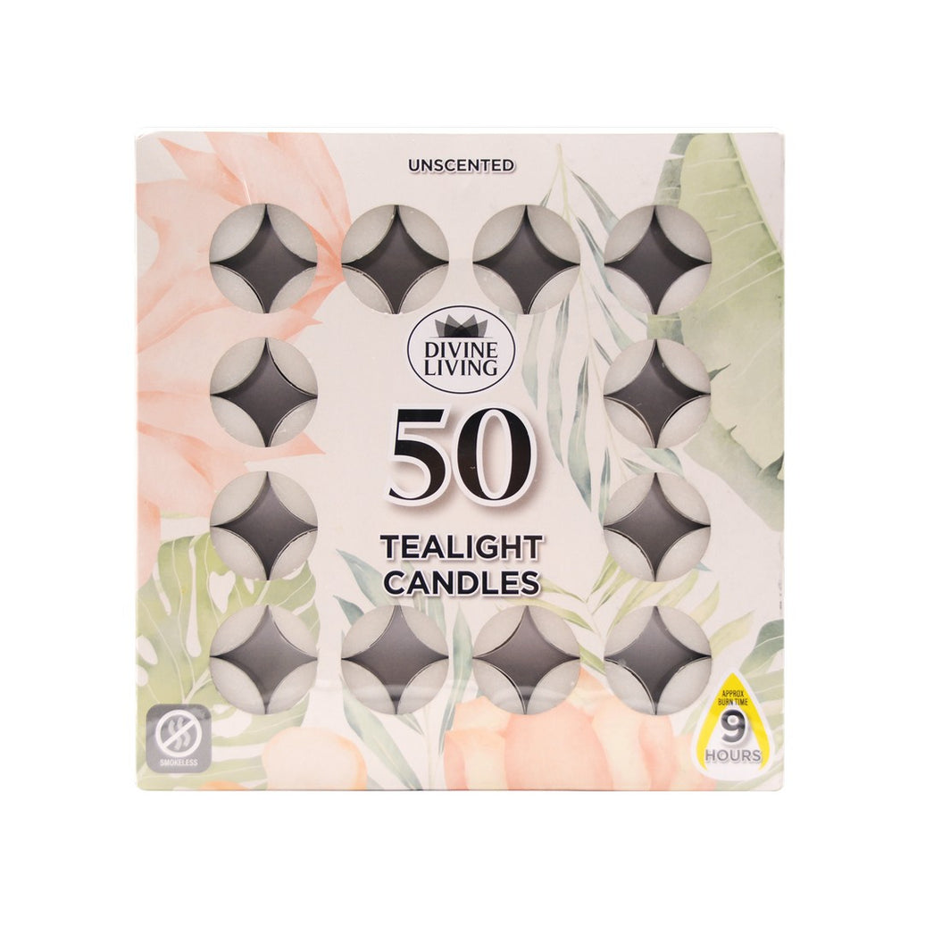 Tealights 9 Hour x Pack 50 product photo - Price Busters Variety