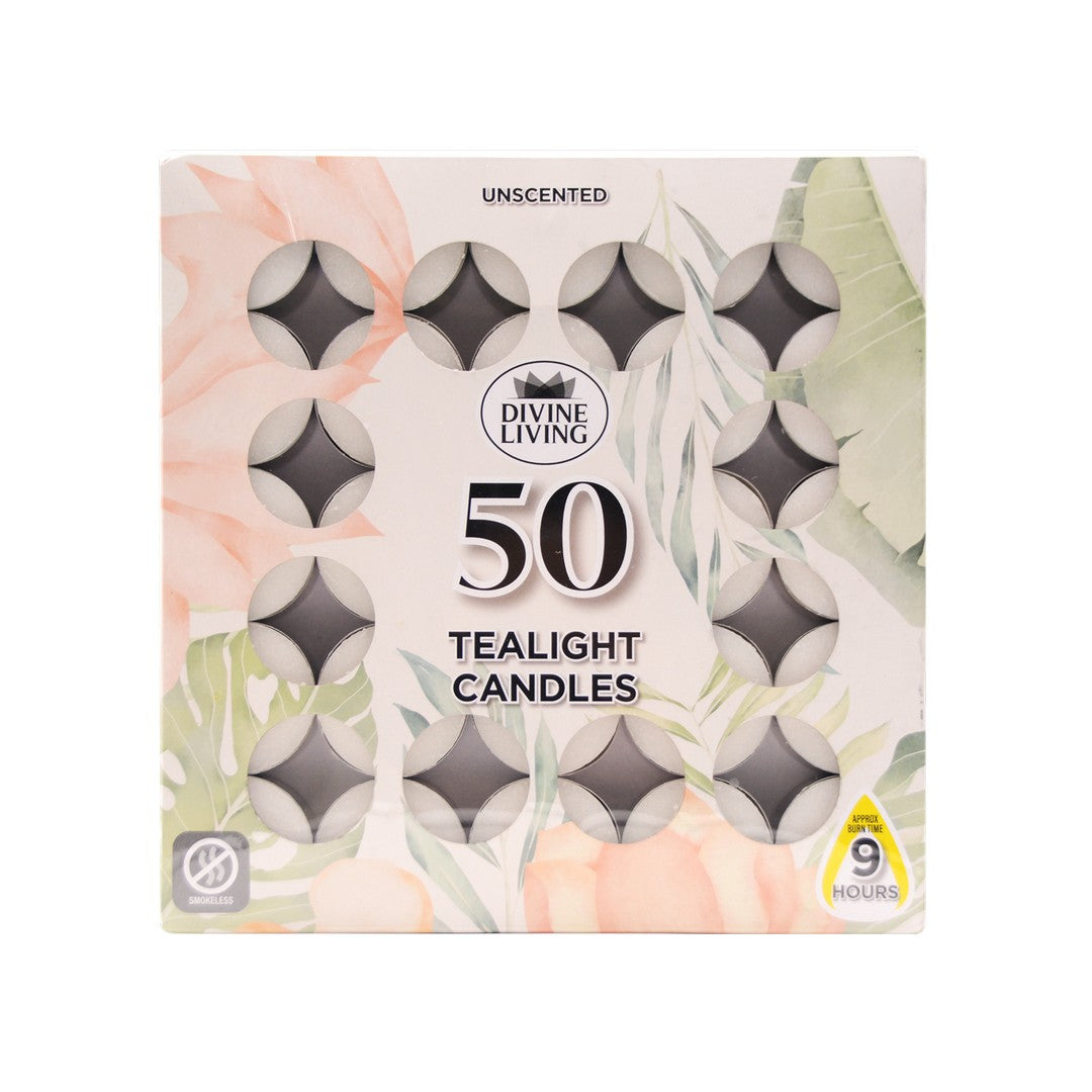Tealights 9 Hour x Pack 50 product photo - Price Busters Variety