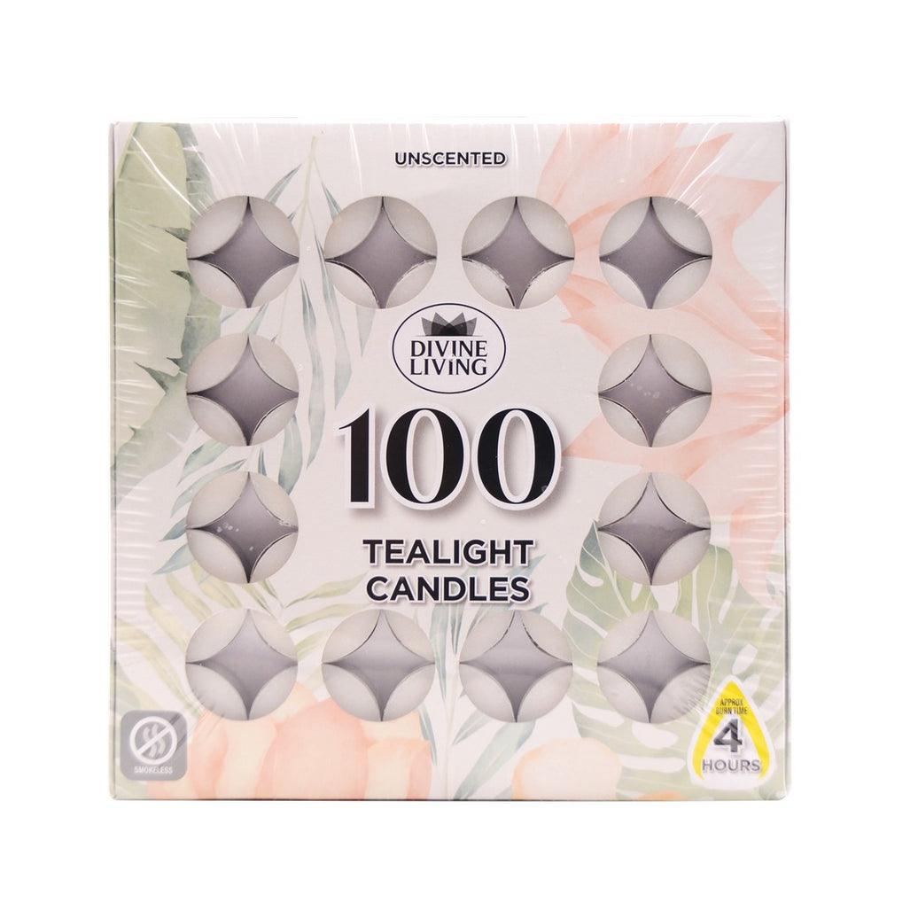 Tealights 4 Hour x Pack 100 product photo - Price Busters Variety