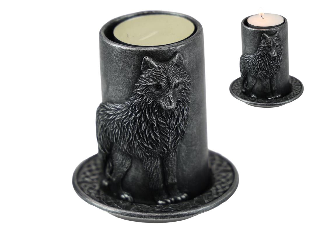 Wolf Tealight Holder