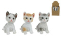Bobble Head Cat on Grass Display – 13cm