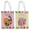 Boho Cat Tote – 34 × 47cm