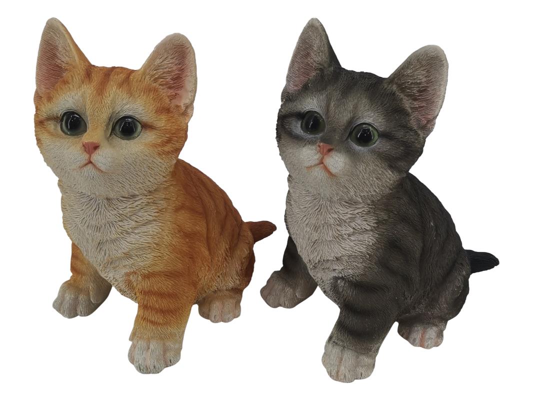 Sitting Cat 2 Assorted – 17cm