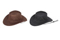 Suede Look Cowboy Hat 2 Assorted