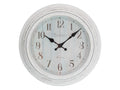 Small White-Washed Décor Clock – 23cm