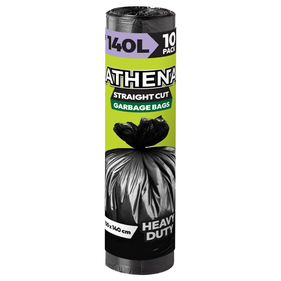 Garbage Bags Black 140L Pack 10 product photo - Price Busters Variety