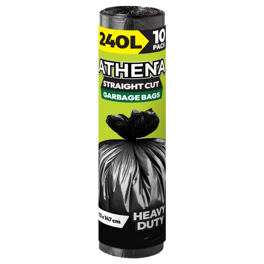 Garbage Bags Black 240L Pack 10 product photo - Price Busters Variety