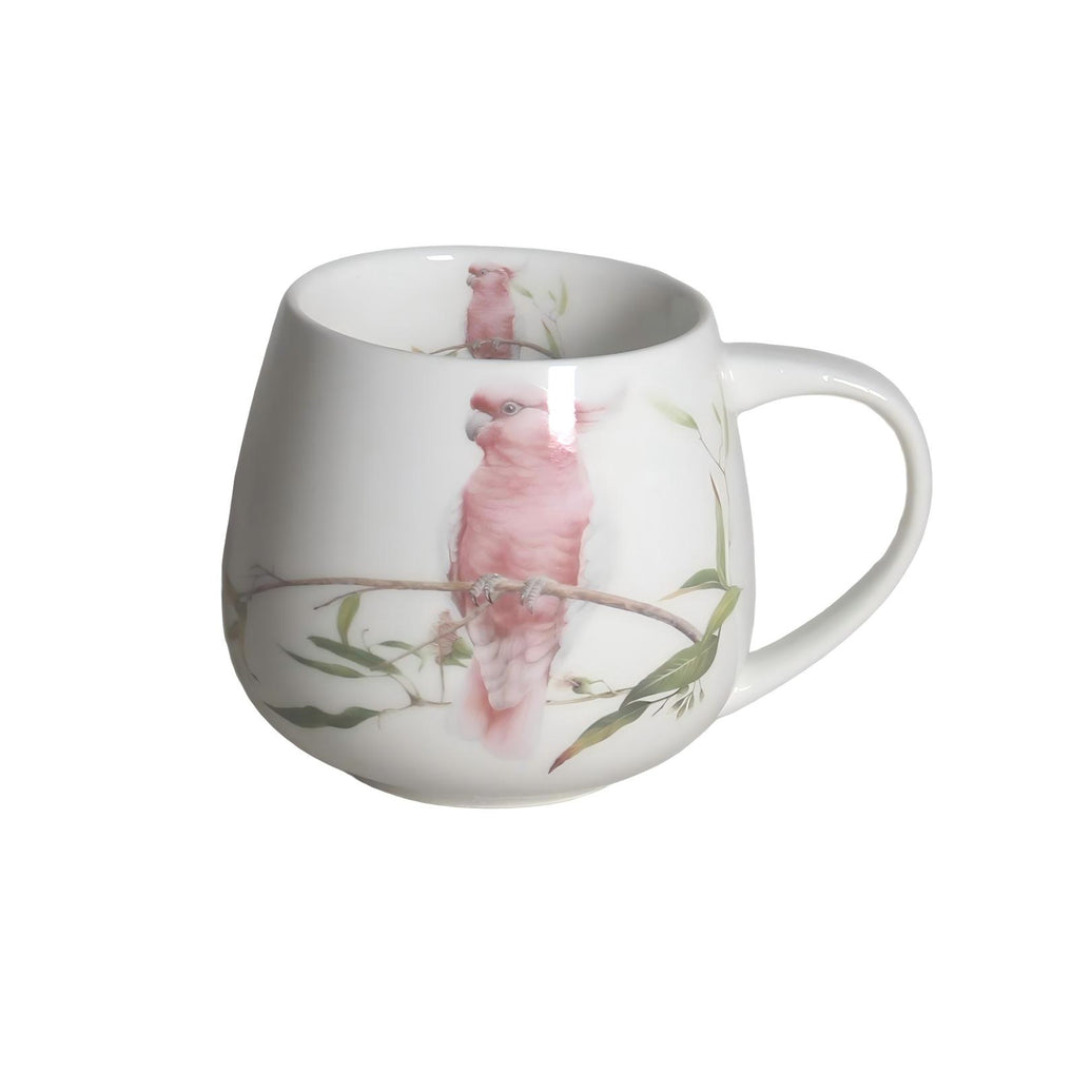 Cockatoo bird design on a 400 mL mug, CW686NW