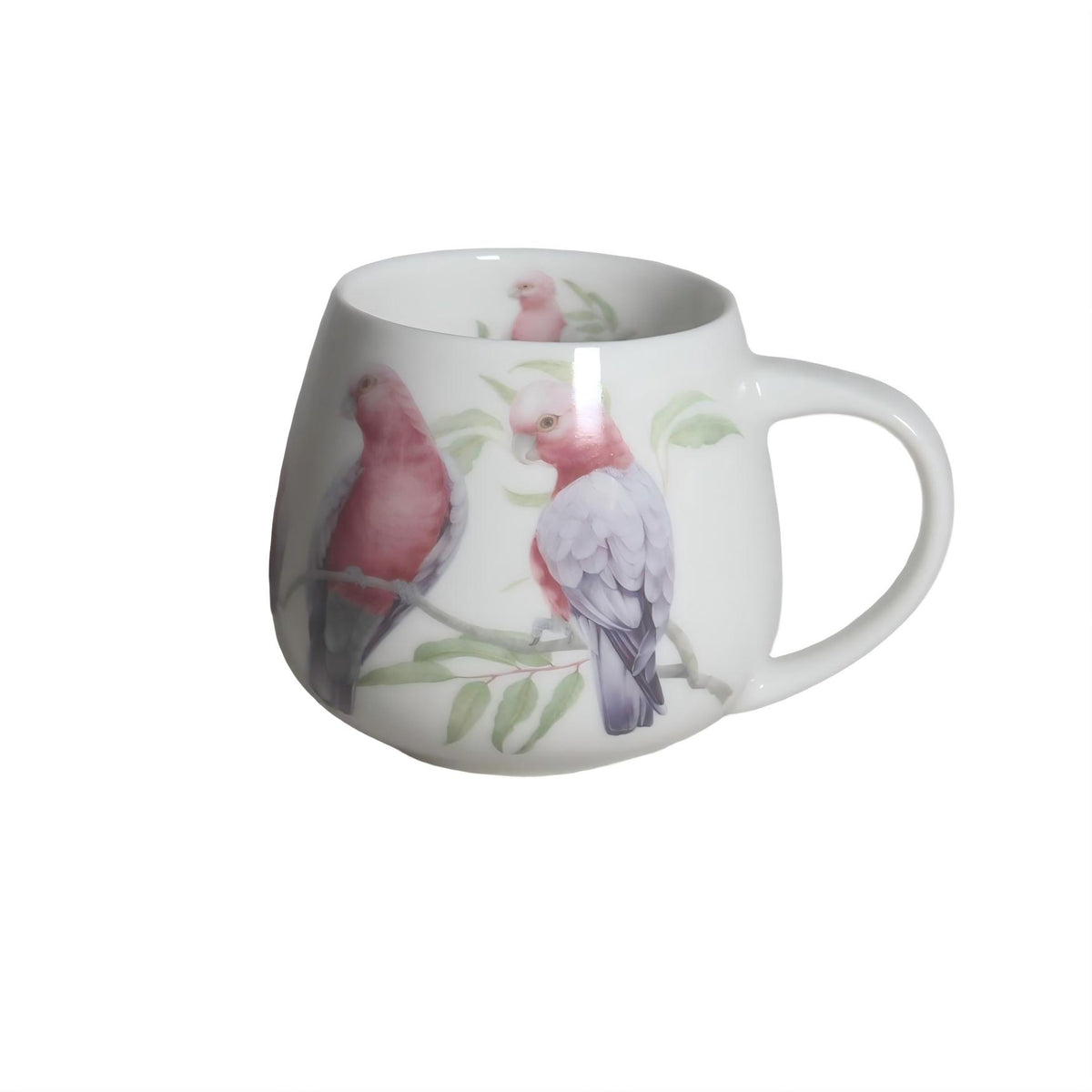 Galah bird design on a 400 mL mug
