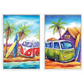 Framed Kombi Artwork 2 Assorted 40% – 60 × 90cm