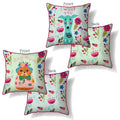 Dog with Boho & Words Cushion – 45 × 45cm