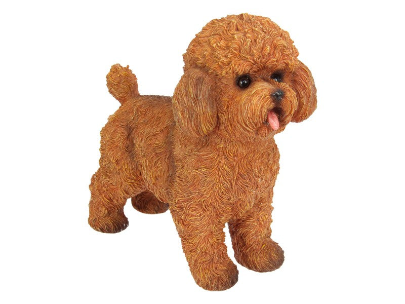 Standing Brown Cavoodle Dog – 27cm