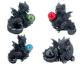 Baby Black Dragon Holding Orb 4 Assorted – 5cm
