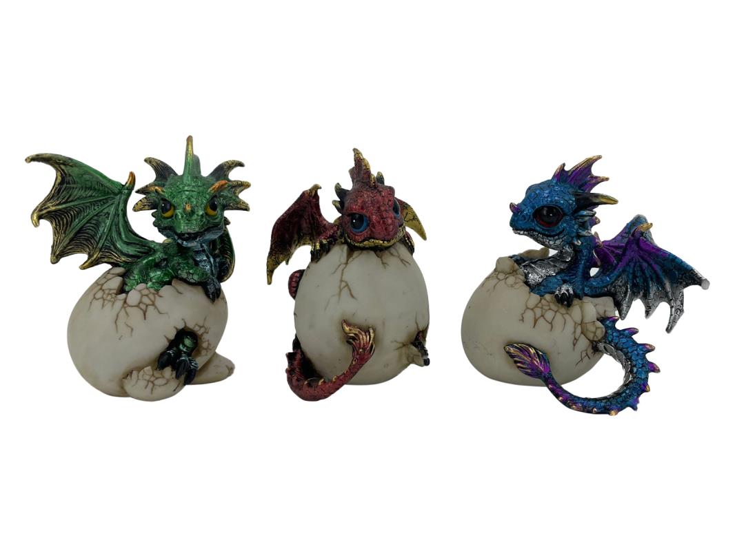 Cute Dragon In Egg 3 Assorted – 12cm