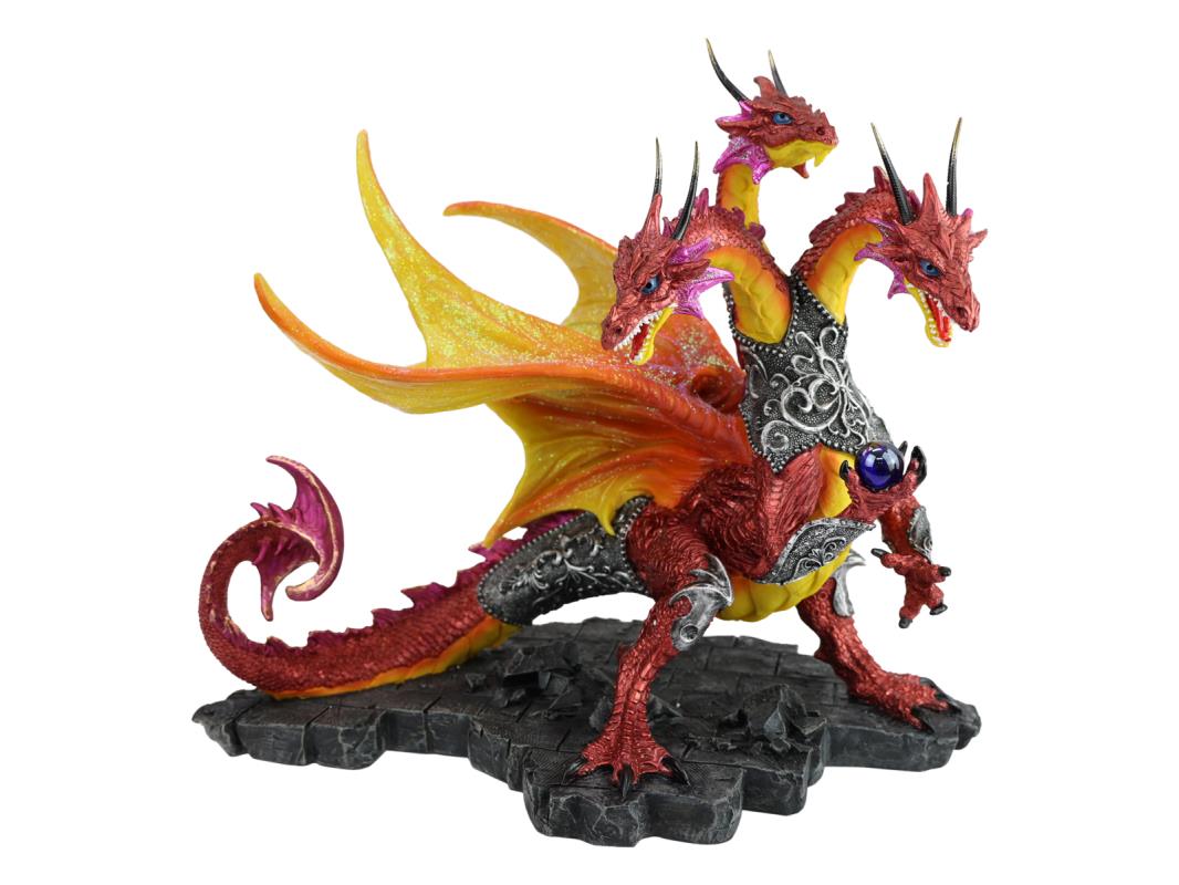 Red Hydra Guardian Dragon – 45cm
