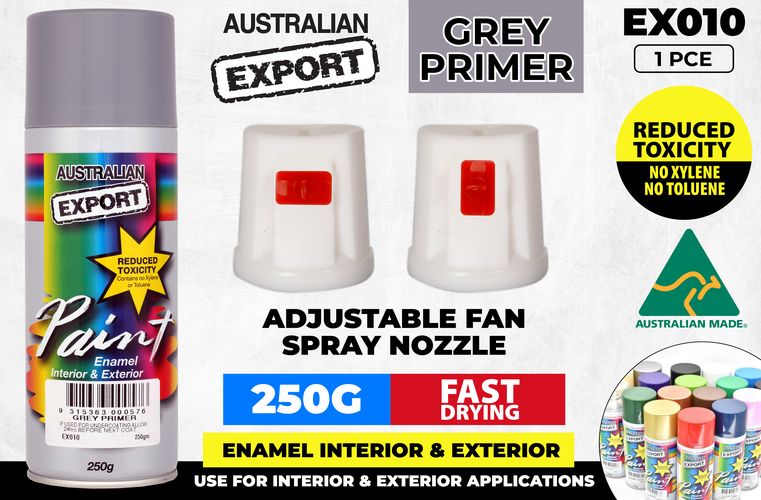 Spray Paint Grey Primer Export 250gm