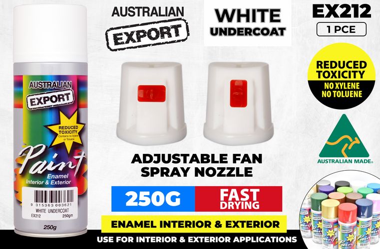 Spray Paint White Undercoat Export 250gm