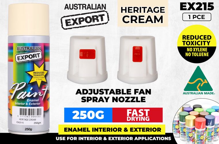Spray Paint Heritage Cream Export 250gm
