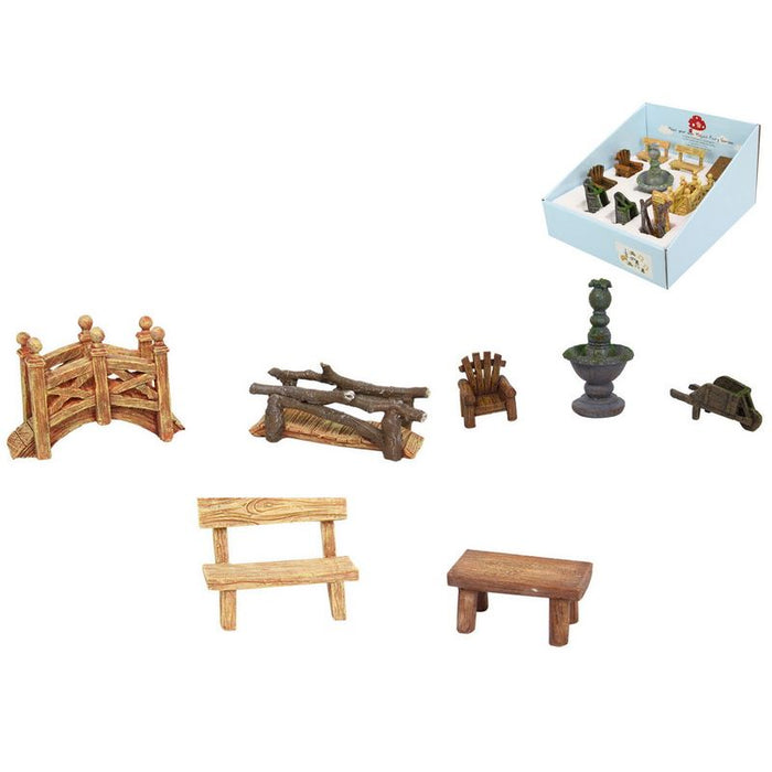 Fairy Garden Mini Furniture SKU FAIGARF - Dollars and Sense