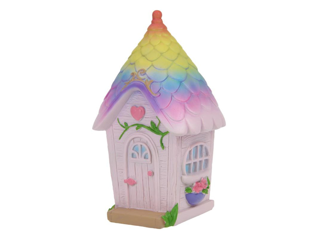 Rainbow Fairy Garden House – 20cm