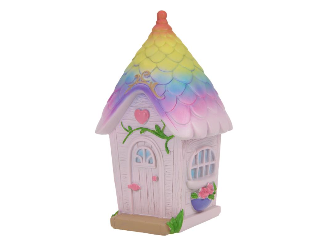 Rainbow Fairy Garden House – 20cm