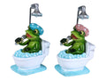 Marble Frog Singing in Toilet Bath2 – 16cm