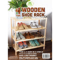 Shoe Rack 4/Tier Natural product photo - Price Busters Variety