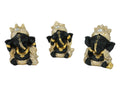 Gold Wise Ganesh with Glitter – 7cm