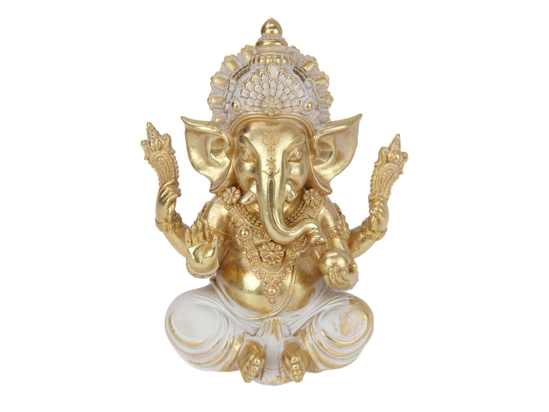 Ganesh In Gold Finish – 20cm
