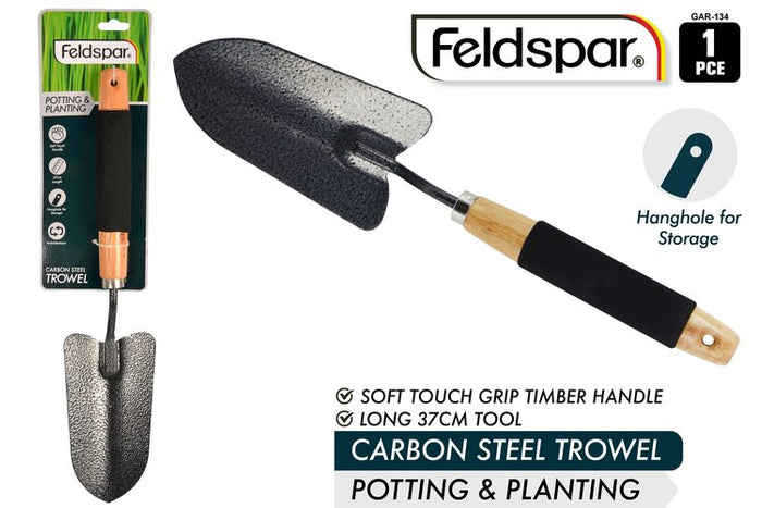1 Piece Carbon Steel Trowel - 37 × 8 cm